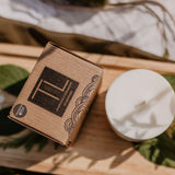 Hand-made Soy Wax Candle with Lavender Scent - Purple