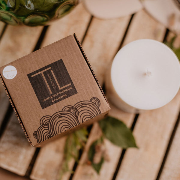 Hand-made Soy Wax Candle with Pine Scent