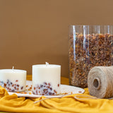 Hand-made Soy Wax Candle with Pine Scent