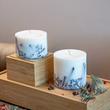 Hand-made Soy Wax Candle with Lavender Scent - Purple