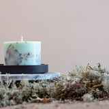 Hand-made Soy Wax Candle with Forest Scent - Mint Green