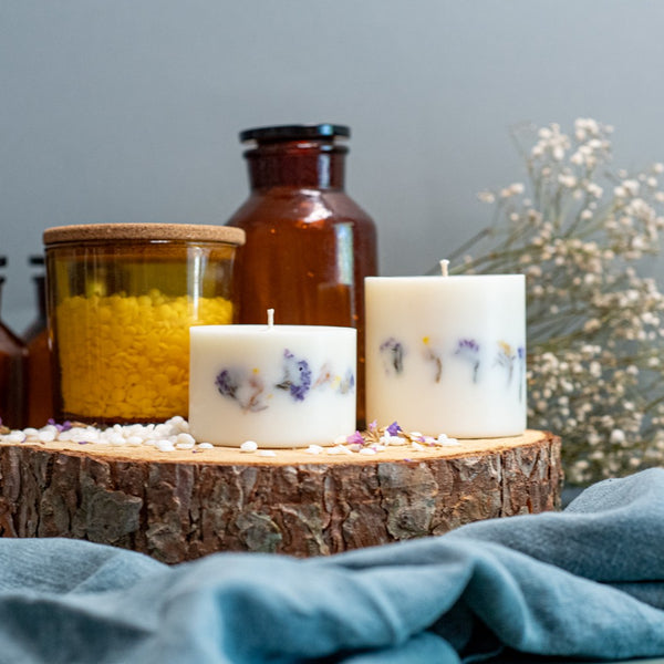 Hand-made Unscented Soy Wax Candle