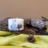 Hand-made Soy Wax Candle with Forest Scent - White