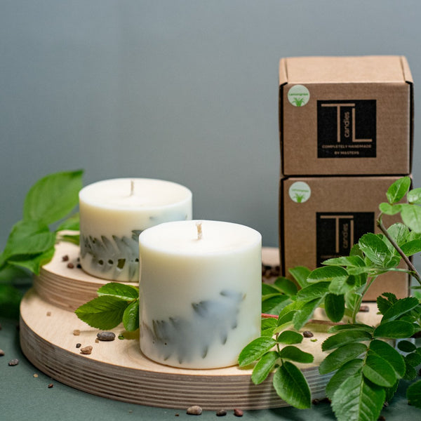 Hand-made Soy Wax Candle with Lemongrass Scent