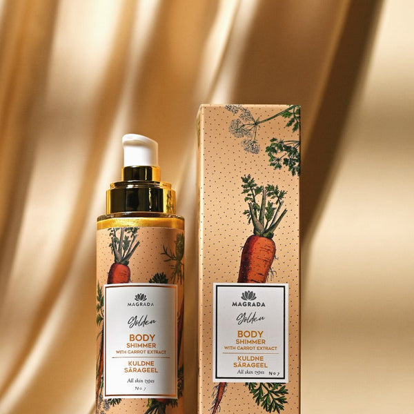 Golden Shimmer Gel With Carrot Extract - 100 ml