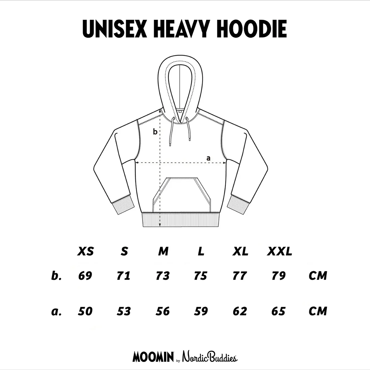 Moomintroll's Temper Hoodie Unisex - Black