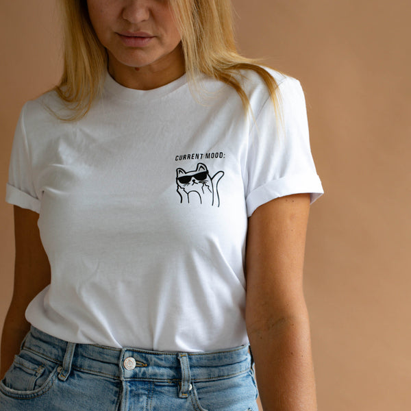 Current Mood T-Shirt With Kitty
