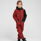 Softshell Onesie for Kids - SUNSET RED