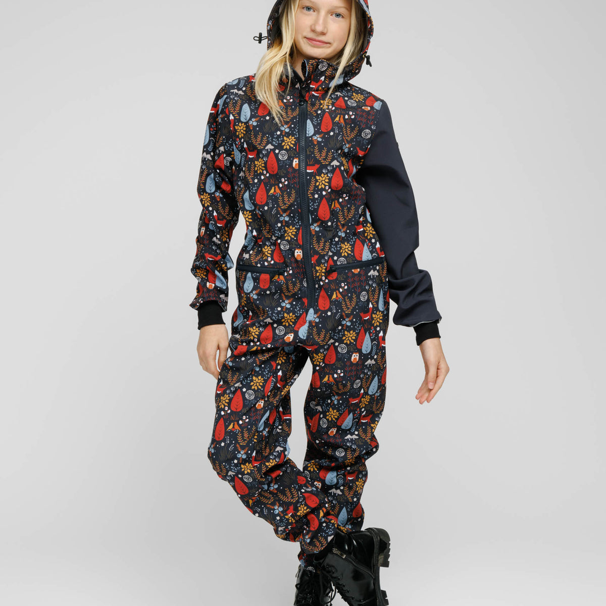 Softshell Onesie for Kids - FOREST