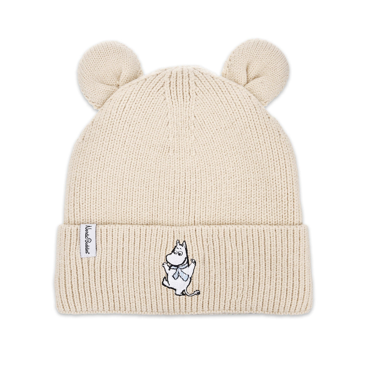 Moomintroll Winter Hat With Ears for Kids - Beige