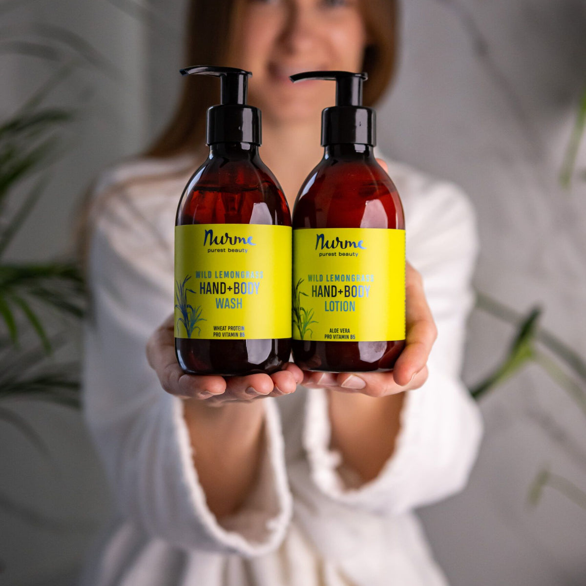 Natural Body Care Set "Wild Lemongrass"