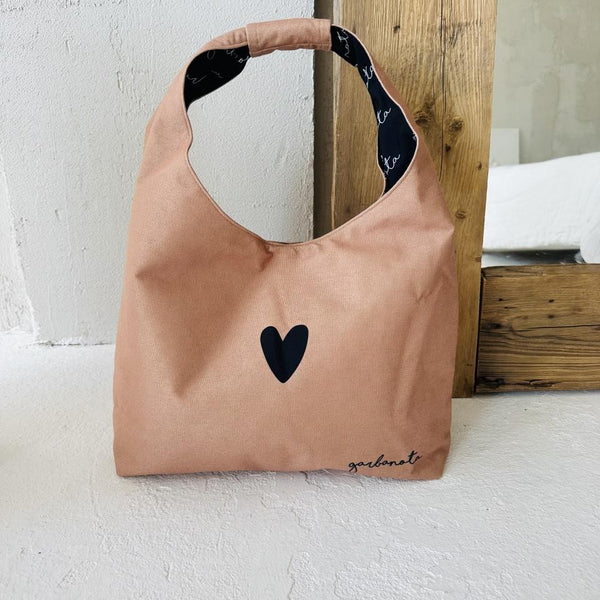 Moon Bag Heart - Cream