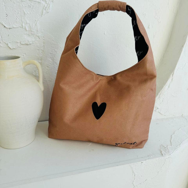 Moon Bag Heart - Cream