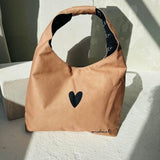 Moon Bag Heart - Cream