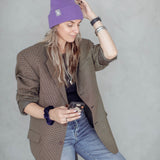 Ultra-Soft Beanie With A Giraffe Label