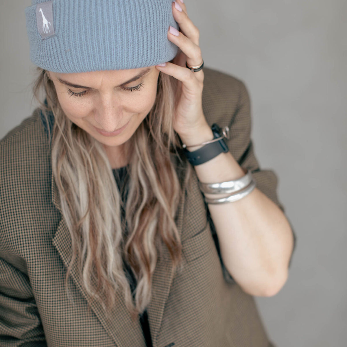 Ultra-Soft Beanie With A Giraffe Label